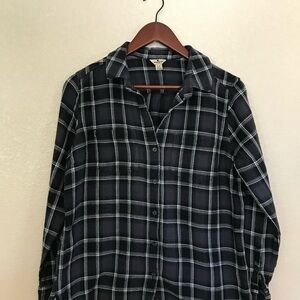 Woolrich Black and White Checkered Shirt